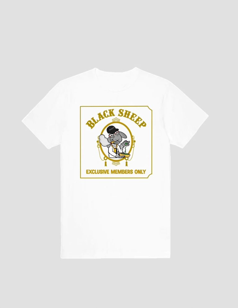 Bold comfort meets edge with a Black Sheep tee