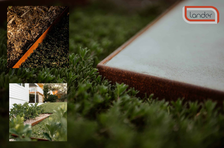Weathered Steel: Durable Garden Borders and Edging Ideas Weathered Steel: Durable Garden Borders and Edging Ideas