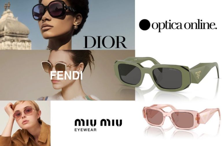 משקפי שמש פראדה אופטיקנה של Optica Online: שילוב יוקרה והגנה לעיניים