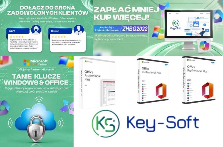 Jak wybrać opłacalne pakiety kluczy Windows i Office w Polsce — przegląd ofert Key-Soft