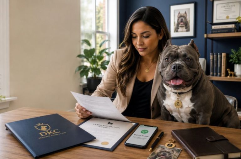 Registro de perro bully sin papeles en Estados Unidos: guía completa paso a paso